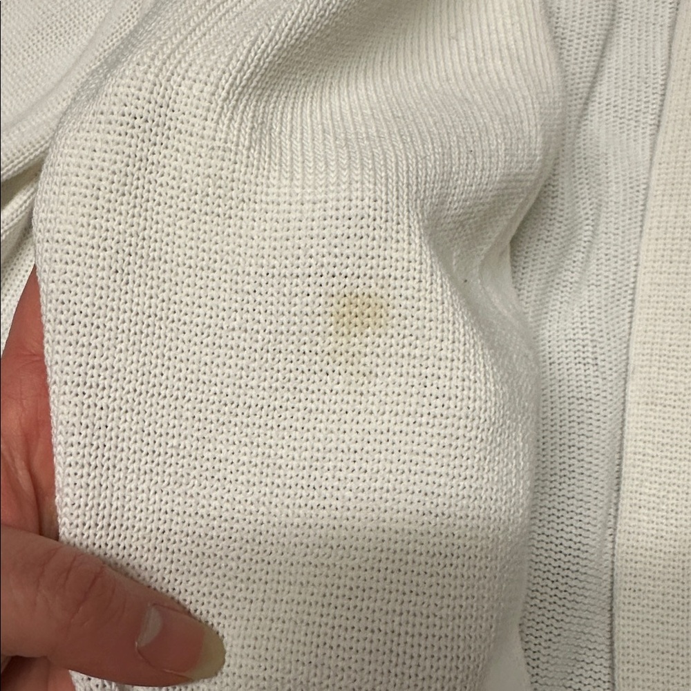 Lightweight White Open-Front Cardigan - Picture 8 of 8
